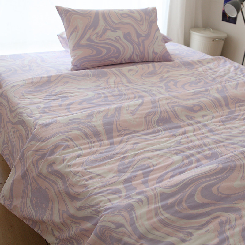 奶茶条纹设计感十足纯棉床单被套枕套全棉被罩床笠可配三四件套4,床上用品,床单,淘宝优惠券,粉丝福利购,淘宝优惠卷