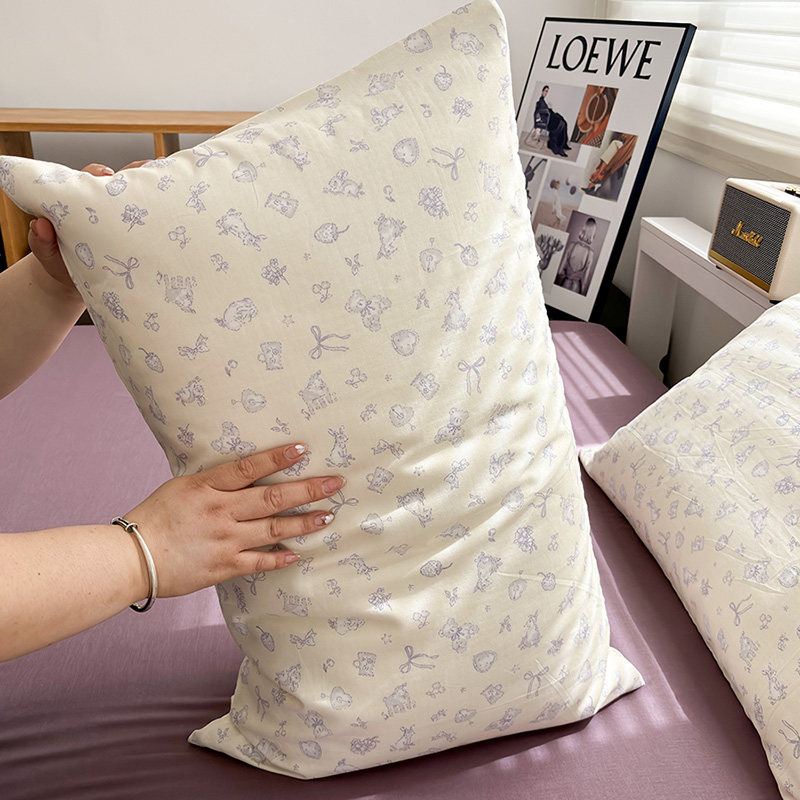 唐朝一只鱼双层纱奶乎乎枕套