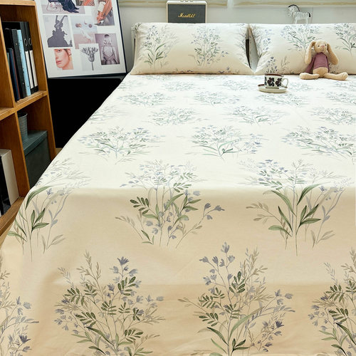 唐朝一只鱼纯棉老粗布仙草