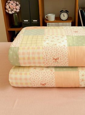 双层纱阳光花园100纯棉单件被套160×210cm全棉纱布被罩单双人