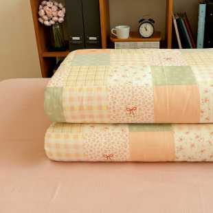 双层纱阳光花园100纯棉单件被套160×210cm全棉纱布被罩单双人
