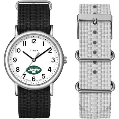 代购Timex天美时女士腕表夜光计时30米防水指针式织物带金属扣