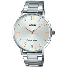 代购代ASIO卡西欧手表男士时尚简约不锈钢表盘三针机械防水表带