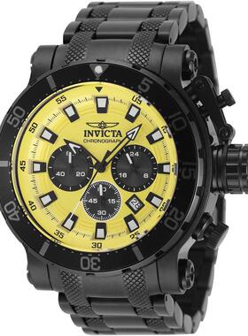 海外代购Invicta男士手表欧美腕表计时码表日历显示不锈钢