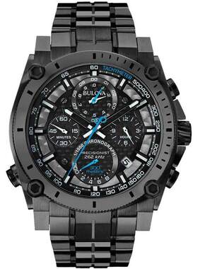 海外代购BULOVA/宝路华男士手表欧美腕表计时码表30米防水不锈钢