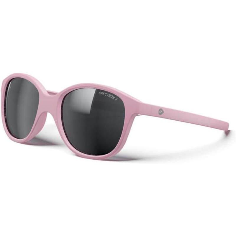 代购JULBO男女太阳镜防紫外线偏光护眼抗强光粉色圆形框塑料材质