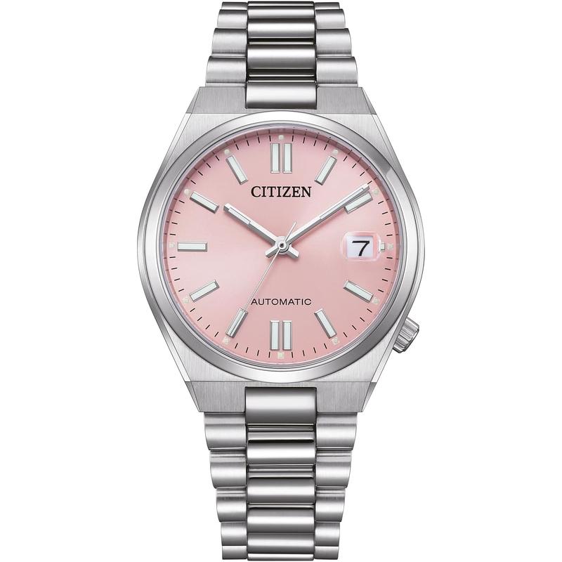 日本代购Citizen/西铁城女士日韩腕表日历显示防水自动机械钢带