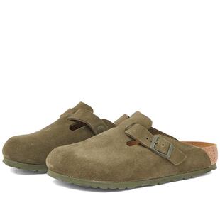 正品 Birkenstock Boston勃肯男士 包头拖 直邮代购 时尚 休闲软木拖鞋