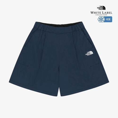 日本代购THE NORTH FACE/北面女士运动短裤透气速干松紧腰宽松