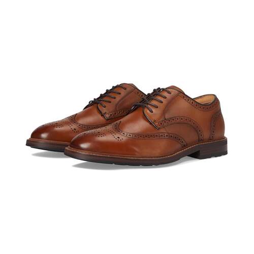 海外代购Florsheim男士时尚休闲鞋全日舒适缓震系带圆头商务通勤