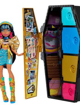 代购Monster High娃娃换装益智塑料可动桌面展示玩具爆款怪兽