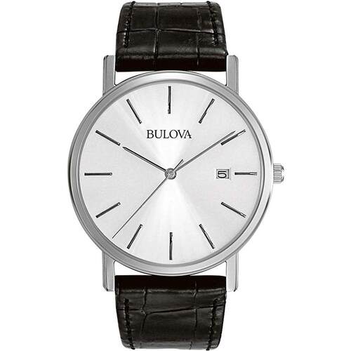 海外代购BULOVA/宝路华男士欧美腕表日历显示抗震机芯不锈钢表壳