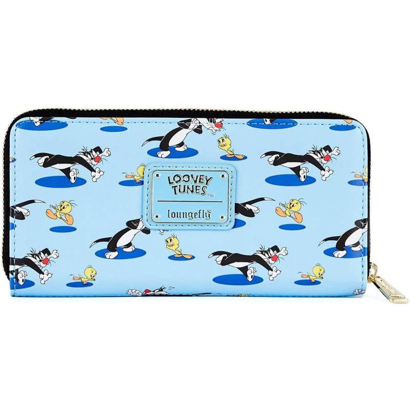 代购Loungefly女士Looney Tunes钱包多卡位收纳内置拉链袋