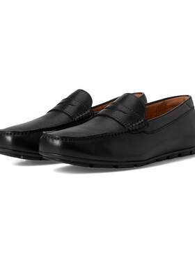 海外代购Florsheim男士休闲皮鞋轻盈舒适防滑耐磨圆头平底
