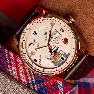 西铁城Citizen x Disney迪士尼2025联名款米老鼠光动能男士手表