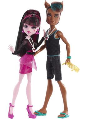 代购Monster High娃娃益智扮演塑料可动礼物桌面玩具正版卡通