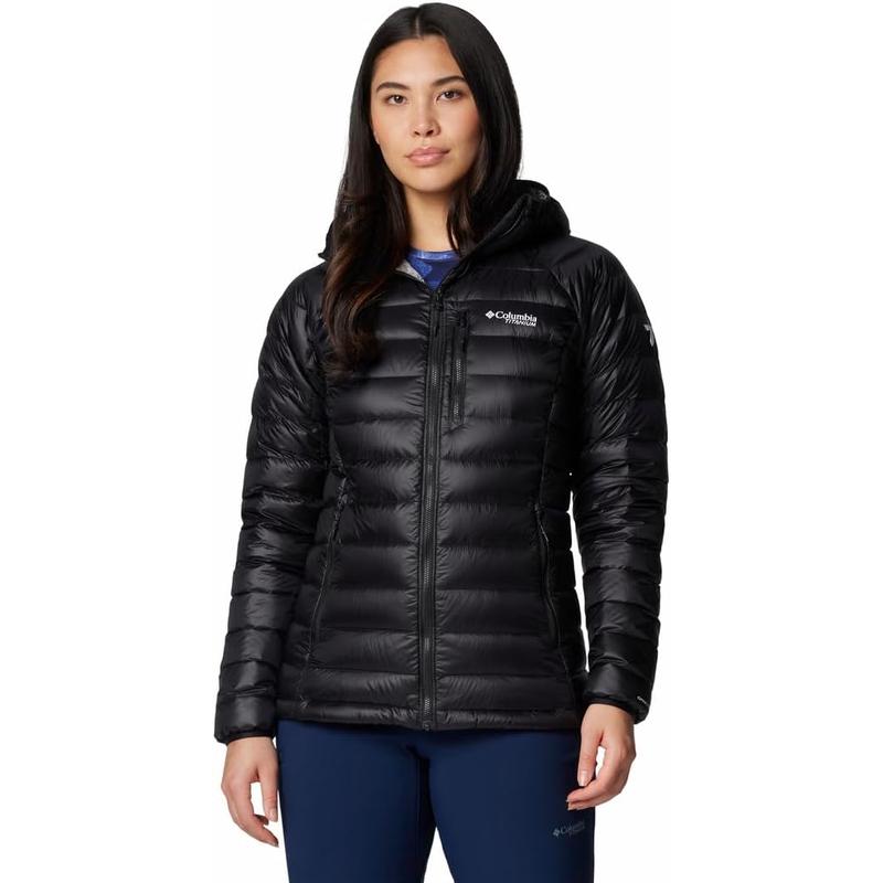 Columbia哥伦比亚女士羽绒服防水保暖轻量连帽外套连帽中长款
