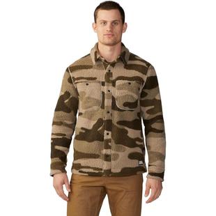 代购Mountain hardwear山浩男士抓绒衣保暖易叠穿轻量户外衬衫