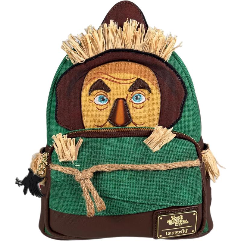 Loungefly背包女迷你双肩包拉链主袋前袋设计便携收纳轻量背负