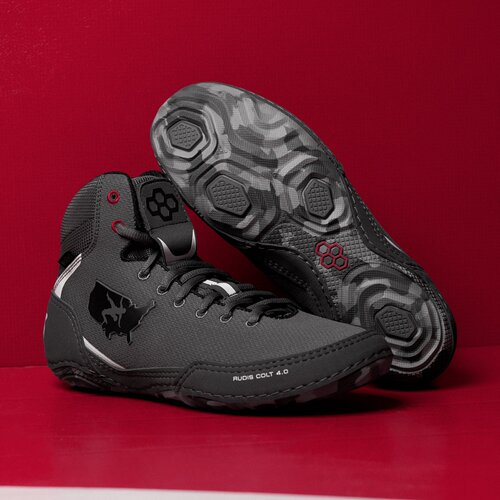 RUDIS USA Wrestling Colt 4.0男专业摔跤鞋迷彩黑综合格斗硬拉鞋