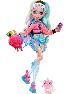 代购Monster High娃娃拼装益智塑料多彩桌面展示玩具爆款奇幻