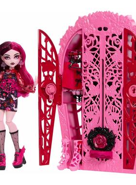 代购Monster High娃娃拼装益智塑料精细桌面展示玩具爆款奇幻