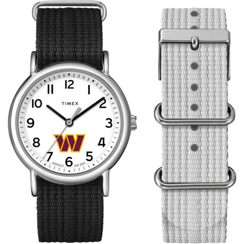 代购Timex天美时女士腕表夜光计时防刮易更换尼龙带金属扣防水