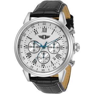 代购Invicta男士腕表计时夜光日期测速皮带钢壳罗马刻度防水商务