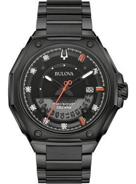 海外代购BULOVA/宝路华男士欧美腕表高振频机芯日期显示