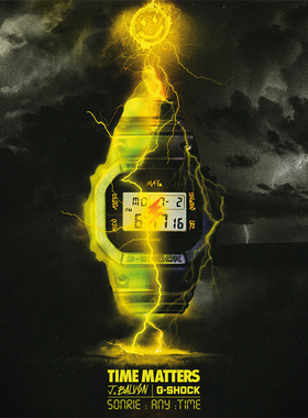 代购卡西欧Casio G-SHOCK x J Balvin 2025联名新款手表DWE5600J