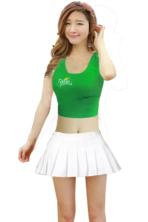 车展服装雪碧促销员服装 车模服装 展会服装 促销服装 促销服