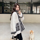 199-W86-P165-控258【好款现货】小香风羊羔毛学院风减龄保暖，女装短外套，浙宝199