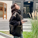 199-W83-P185-控288【好款现货】皮毛一体羊羔毛大卖，女装短外套，浙宝199