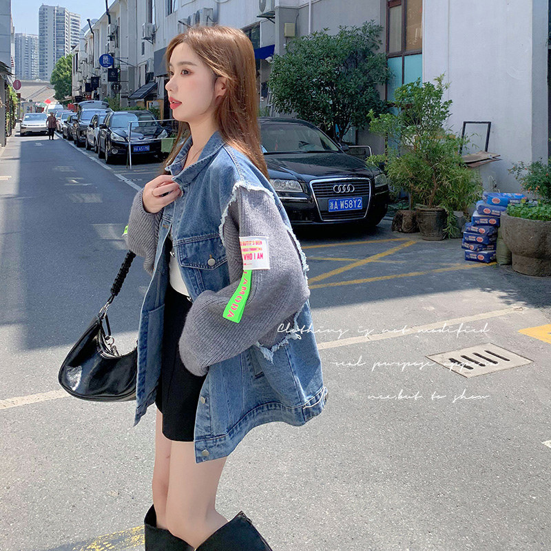 波拉bora韩国童装女童牛仔衣时尚2025新款儿童春装外套男童中大童,女装短外套,浙宝199