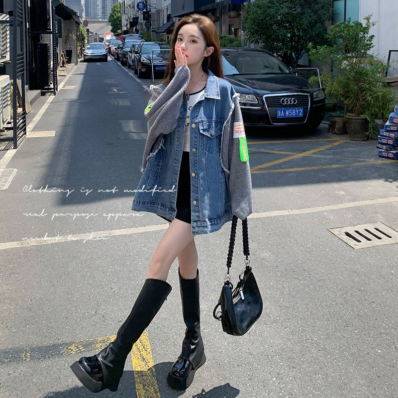 波拉bora韩国童装女童牛仔衣时尚2025新款儿童春装外套男童中大童,女装短外套,浙宝199