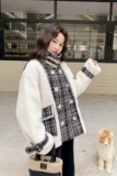 199-W86-P165-控258【好款现货】小香风羊羔毛学院风减龄保暖，女装短外套，浙宝199