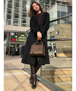 彬彬家~日本单潮贵牌中长款风衣厚实纯色显瘦外套休闲毛呢风衣冬