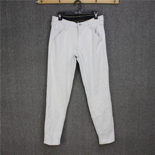 彬彬家~日本单贵牌潮货薄款略修身小直筒裤弹力牛仔裤夏款