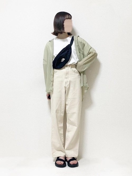 彬彬家~日本单小众高腰宽松直筒裤森系纯棉卷裤脚牛仔长裤四季款