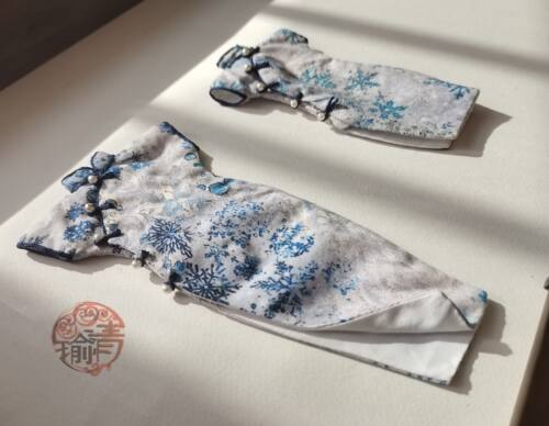 《雪色素瓷》blythe小布娃衣azone licca ob24 ob22 旗袍