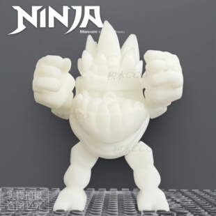 幻影忍者18季疯狂国度 巨石怪可动拼装积木人仔兼容玩具男孩礼物