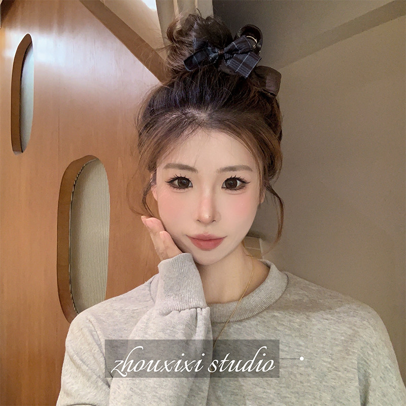 百搭高级感蝴蝶结抓夹女气质