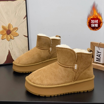 保暖舒适通勤百搭时尚减龄雪地靴