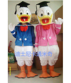 唐老鸭卡通服装卡通衣服道具服装卡通人偶行走人偶黛丝