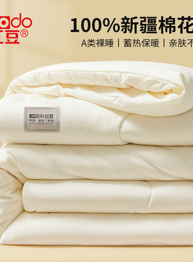 HD-2500红豆新疆棉花被子被芯学生宿舍单人子母被春秋冬被空调被