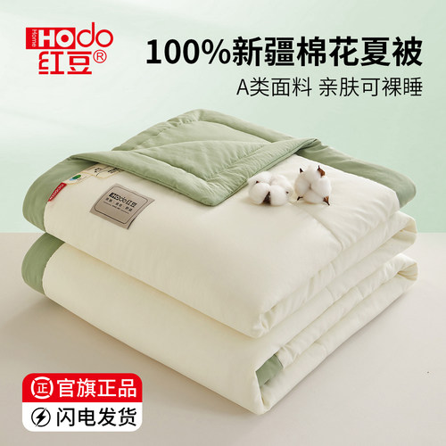 官方旗舰店A类100%新疆棉花夏被