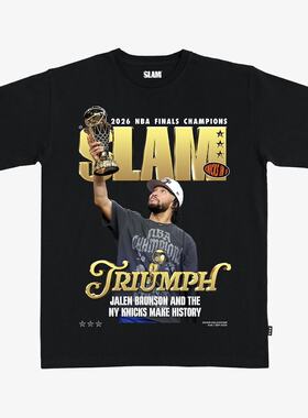 美国代购尼克斯 布伦森冠军T恤SLAM杂志封面短袖Jalen Brunson