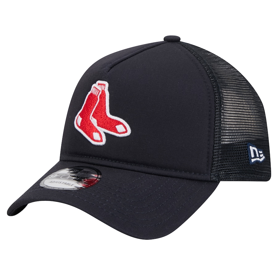 美国MLB代购New Era波士顿红袜队棒球帽鸭舌帽网眼帽子Red Sox