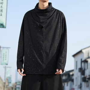 暗黑C不规则堆堆领满天星闪亮亮片感t桖上衣T17-P68控88图片