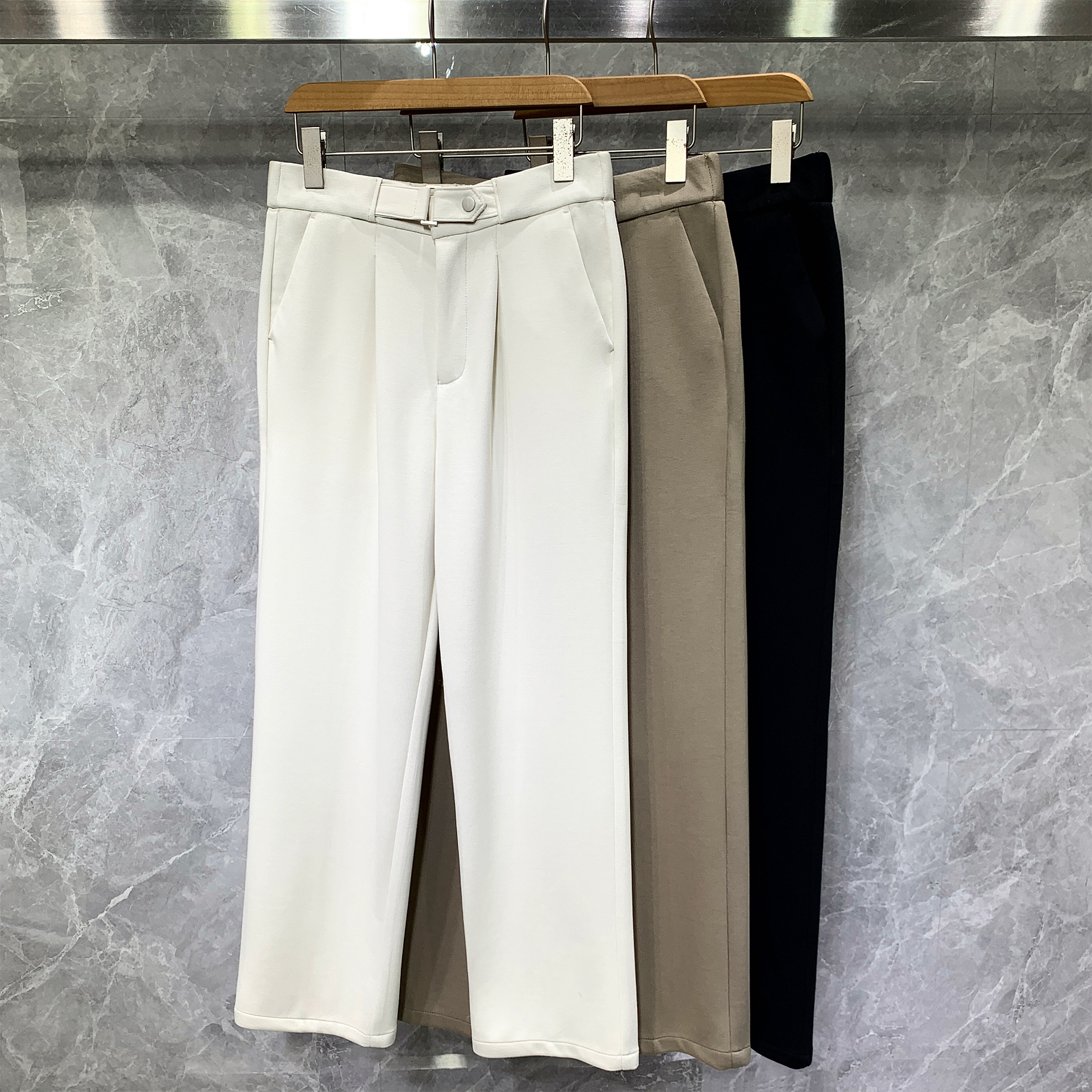 高级感宽松直筒裤子百搭休闲长裤